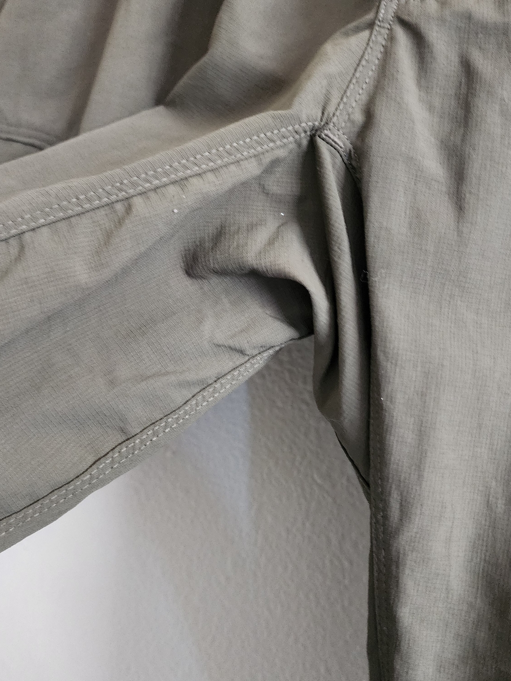 The North Face Mens Large Olive Green Stow Pocket Nylon Hiking Cargo Pants - Picture 3 of 12